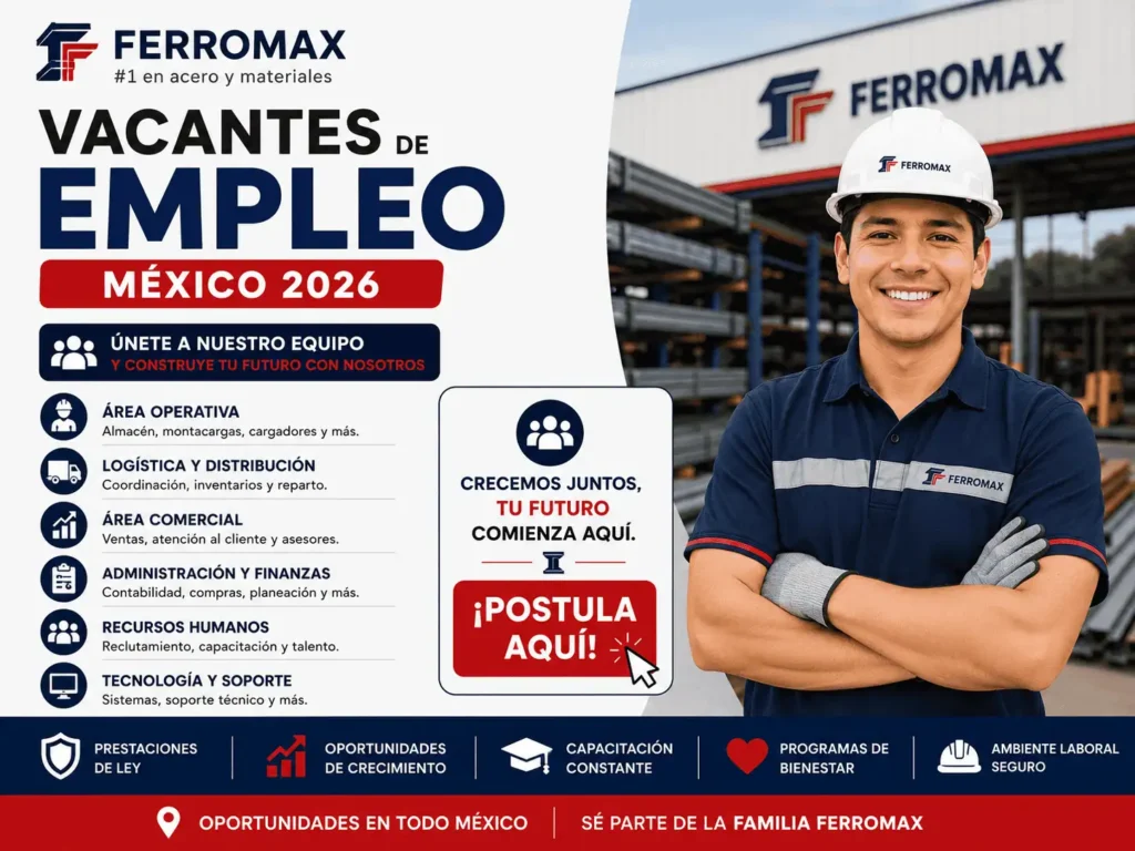 Vacantes Ferromax México 2026